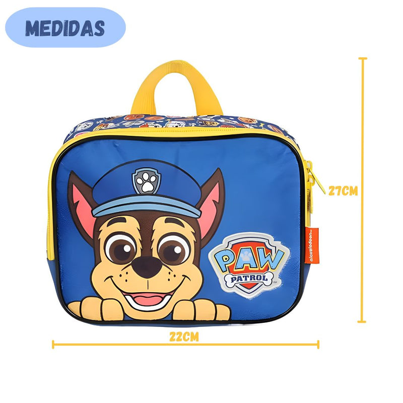 Lancheira Térmica Escolar Infantil Menino Patrulha Canina Marshall Chase Passeio Nickelodeon Creche