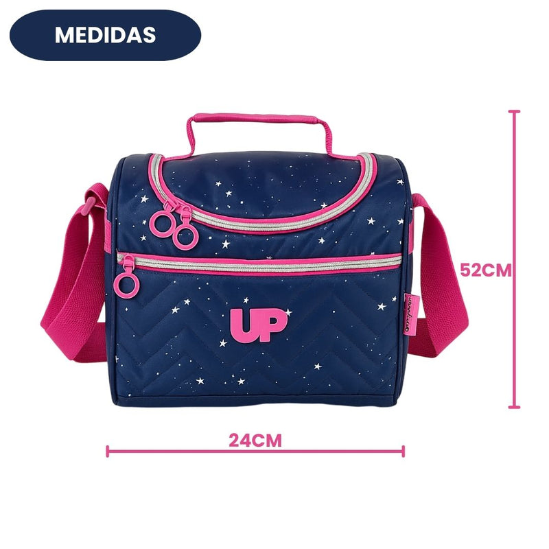 Lancheira Térmica Feminina Transversal Escolar Juvenil Adolescente Bolsa Lanche Adolescente Ponto Criativo