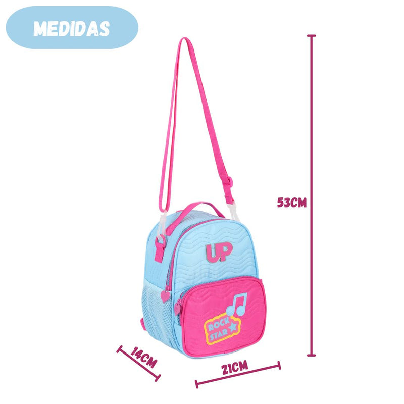 Lancheira Térmica Transversal Escolar Passeio Juvenil Resistente Bolsa Adolescente Lanche Feminino