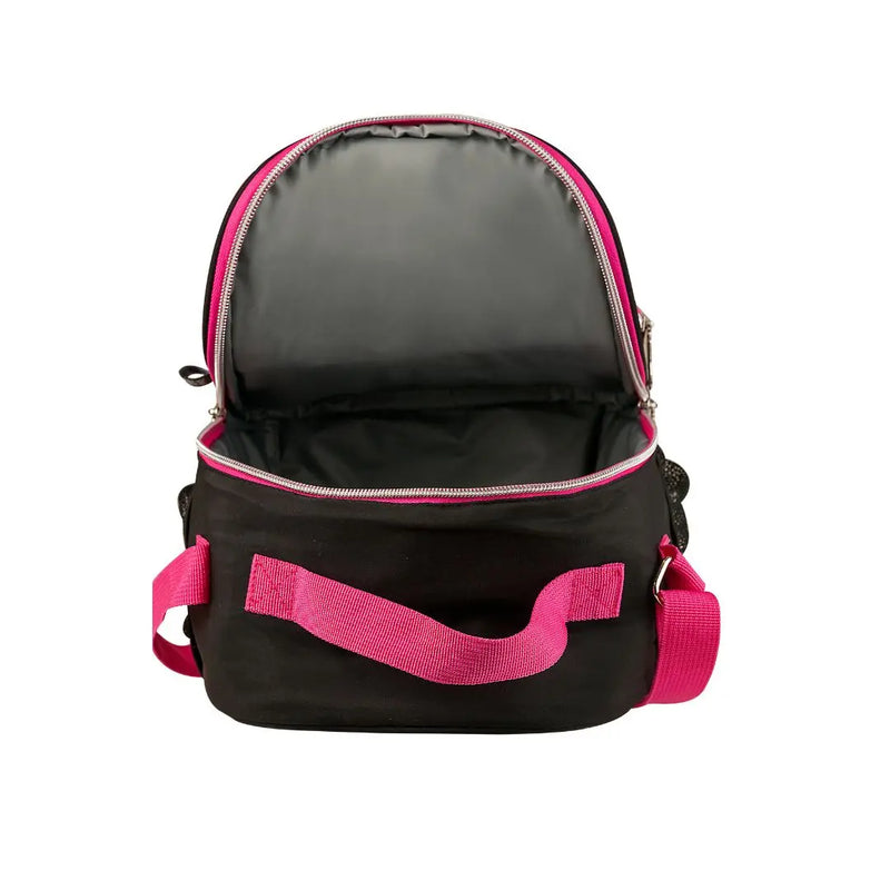Lancheira Térmica Rebecca Bonbon Duas Alças Preto Rosa Azul Roxo Fashion Lanchinho Feminino Escolar Juvenil Clio Megalomania