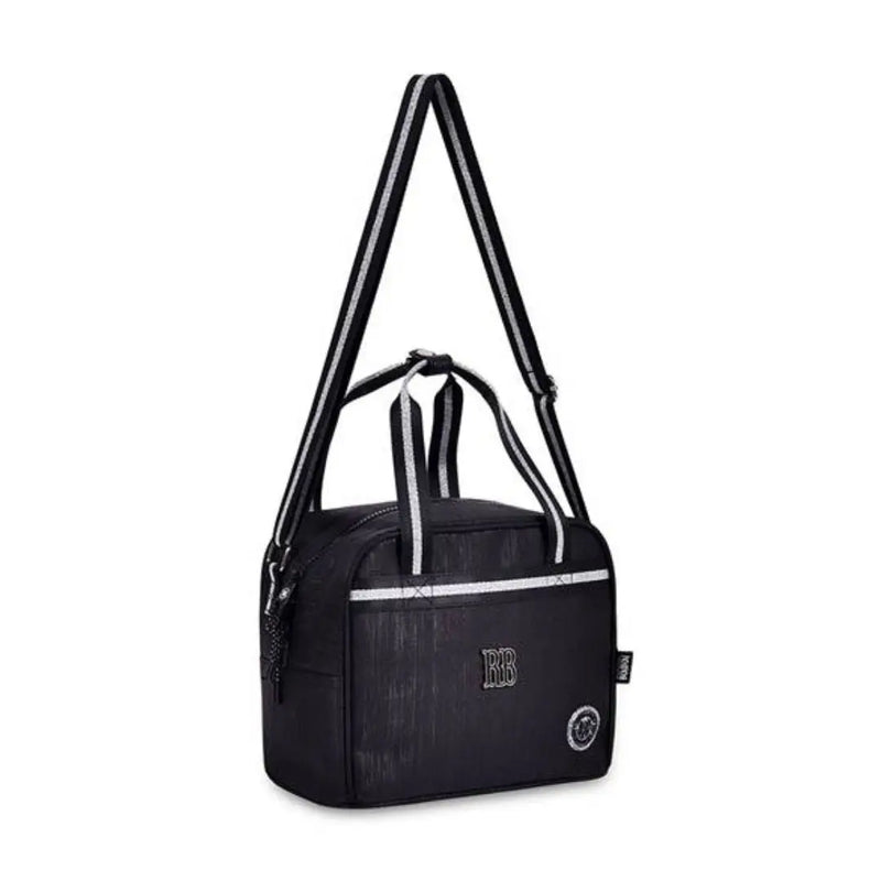 Kit Mochila Costas Rebecca Bonbon Preto Lancheira Térmica Estojo Box Juvenil Escolar Feminino Meninas Volta ás Aulas 2025 Clio Megalomania