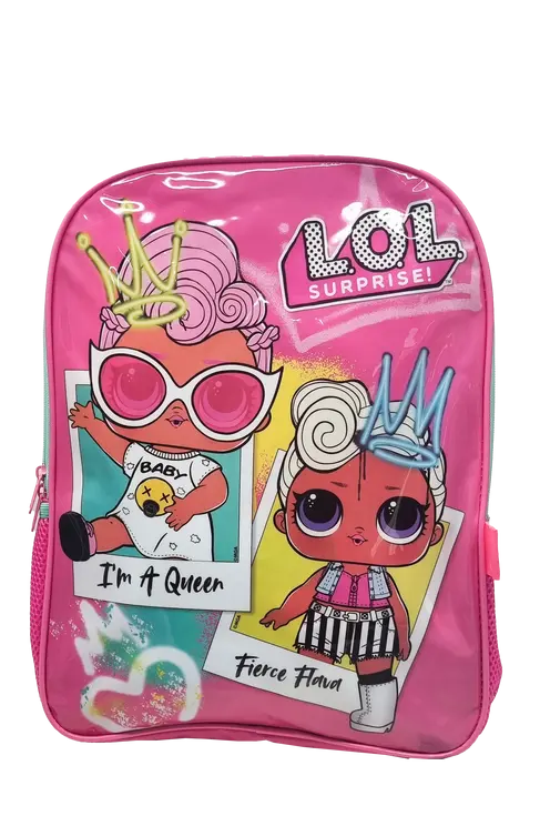 Mochila de Costas Infantil Rosa Escolar Feminina Lol Surprise - Luxcel Megalomania