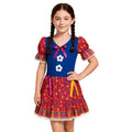 Vestido Fantasia Junina Julina Menina Feminino Infantil Manga Curta Megalomania