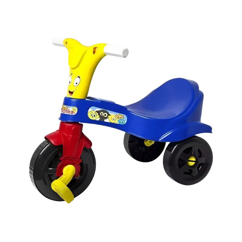 Motoca Criança Motika Triciclo Azul Menino Brincar Infantil Bebê Carrinho Passeio Viagem Pedal Megalomania