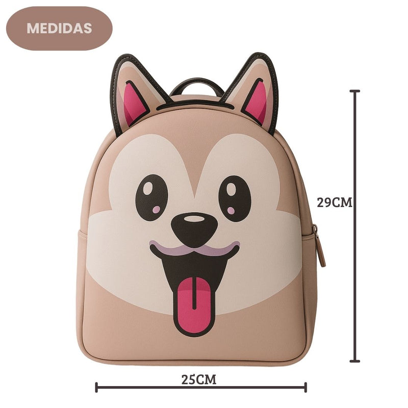 Mochila de Costas Cachorrinho Infantil Bolsa Escolar Volta Às Aulas Meninas Meninos Passeio