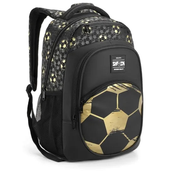 Mochila Grande Gamer e Futebol Seanite Shock MI41358 – Qualidade Seanite Original Escolar Menino