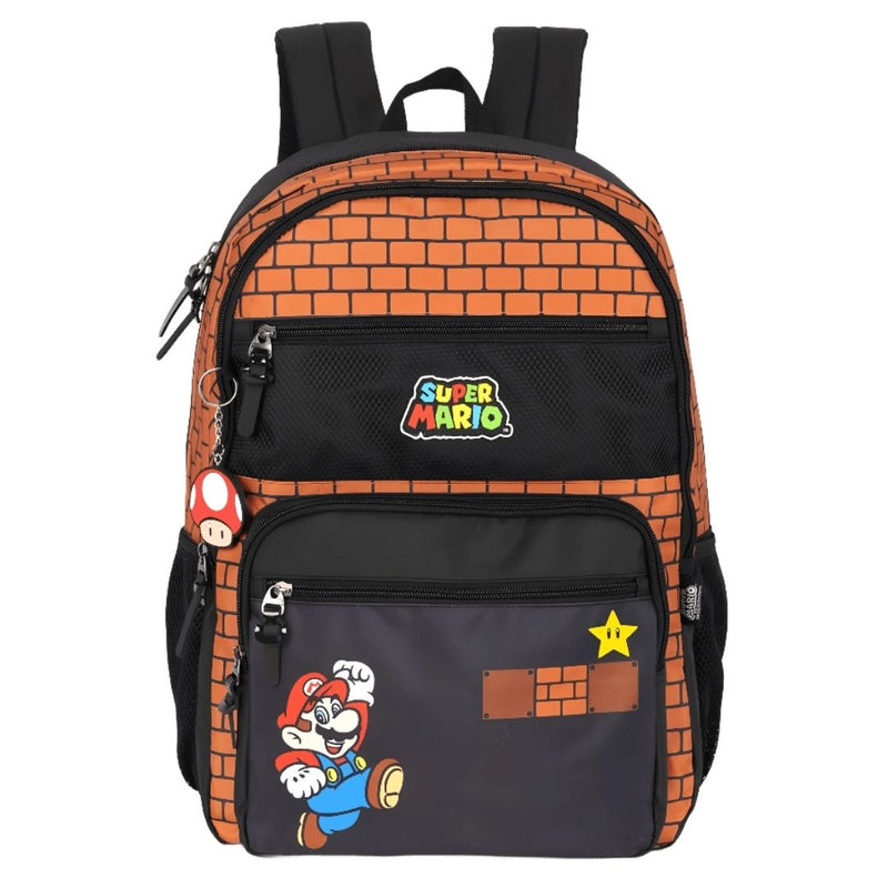 Mochila de Costas Super Mario Notebook Volta as Aulas Escolar Juvenil  Nintendo Meninos