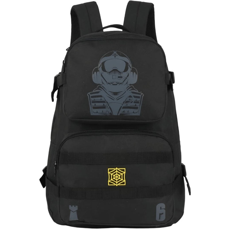 Mochila de Costas Rainbow Six Siege Militar Passeio Camping Gamer Resistente Faculdade Funcional