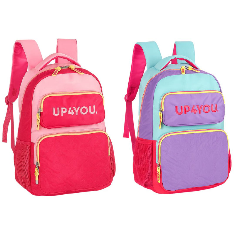 Mochila de Costas Escolar Feminina Passeio Menina Notebook Volta as Aulas Resistente Juvenil Ponto Criativo