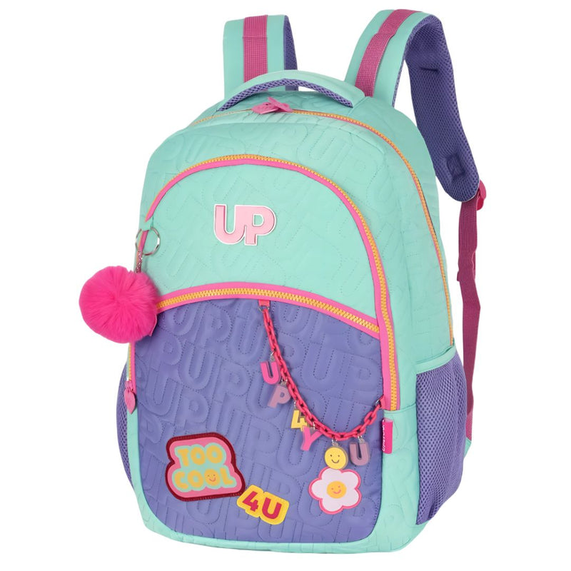Mochila de Costas Feminina Escolar Passeio Notebook Volta Aulas Menina Juvenil Estilosa Ponto Criativo