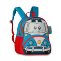 Mochila de Costas Mala Bolsa Azul Vermelho Infantil Masculino Escolar Clio Megalomania