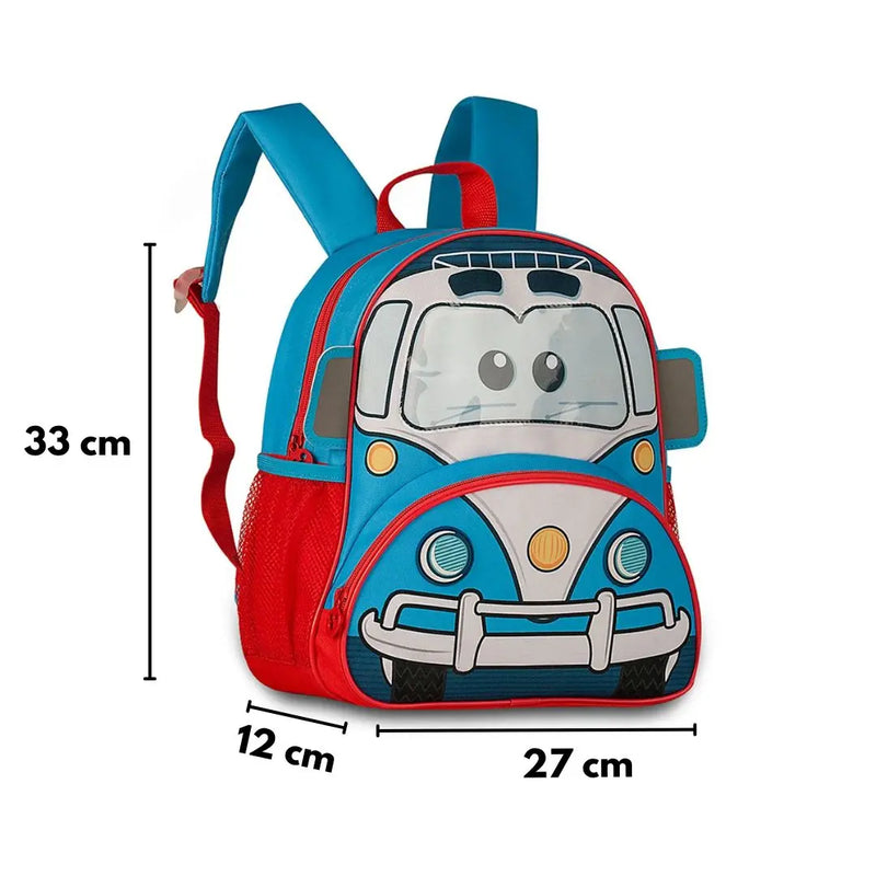 Mochila de Costas Mala Bolsa Azul Vermelho Infantil Masculino Escolar Clio Megalomania