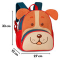 Mochila de Costas Bolsa Mala Infantil Menino Bebê Cachorrinho Dog Pets Clio Megalomania