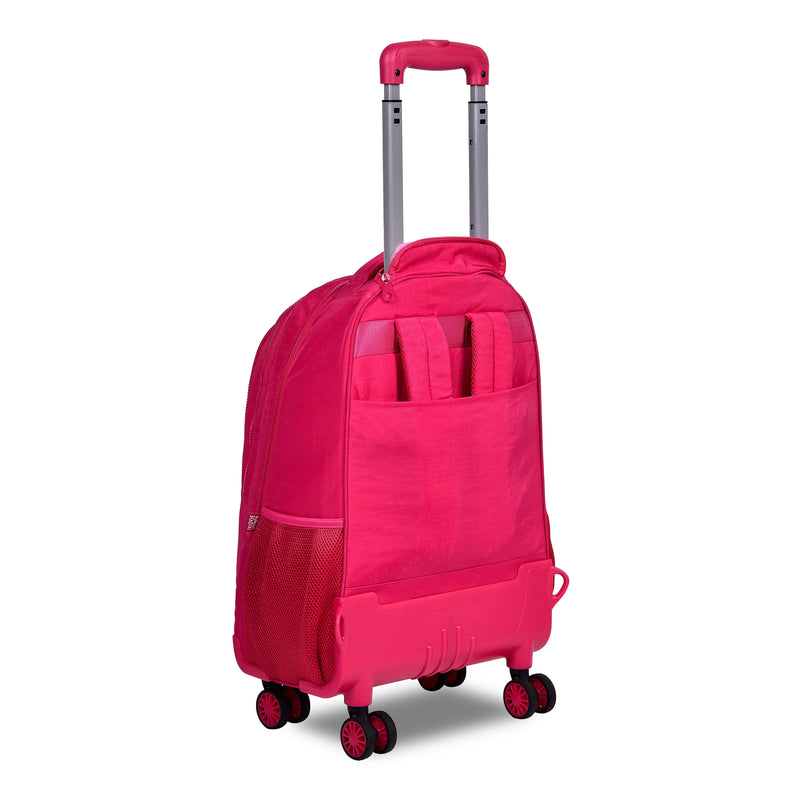 Mochila Carrinho Rebecca Bonbon Preto Rosa Lilás Escolar Juvenil Feminino Meninas Clio Megalomania
