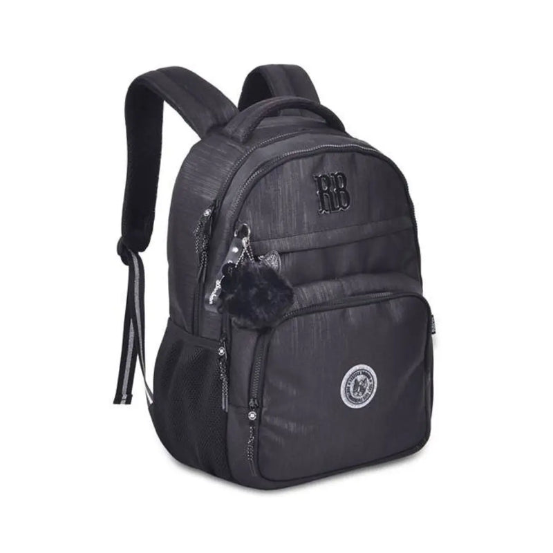 Kit Mochila Costas Rebecca Bonbon Preto Lancheira Térmica Estojo Box Juvenil Escolar Feminino Meninas Volta ás Aulas 2025 Clio Megalomania