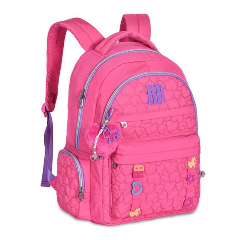 Kit Mochila Costas Rebecca Bonbon Estojo Box Grande Juvenil Feminino Meninas Escolar Clio