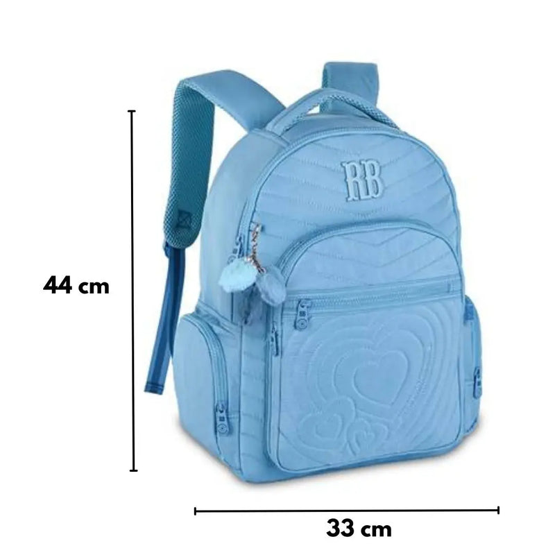 Mochila Costas Rebecca Bonbon Rosa Roxo Azul Verde Meninas Adolescente Chaveiro Juvenil Escolar Estudos Clio Megalomania