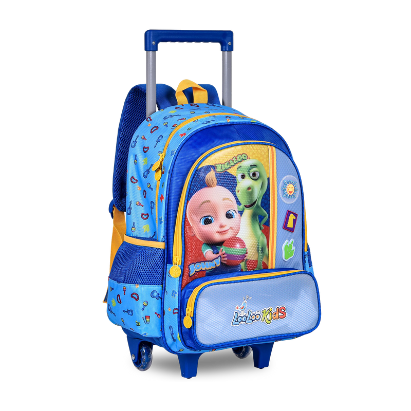 Mochila de Rodinhas para Crianças Infantil Oficial LooLoo Kids Passeio Escolar 16'' - Clio Megalomania