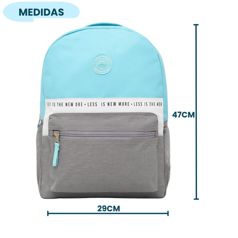 Mochila de Costas Simples Unissex Juvenil Faculdade Escolar Básica Passeio Estudo Volta às Aulas