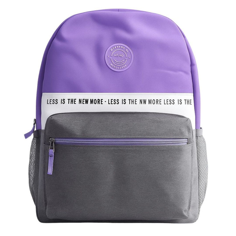 Mochila de Costas Simples Unissex Juvenil Faculdade Escolar Básica Passeio Estudo Volta às Aulas