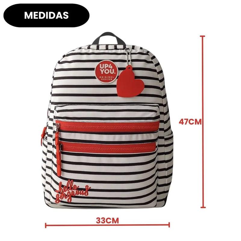 Mochila de Costas Mala Unissex Escolar Juvenil Up4you - Luxcel Megalomania