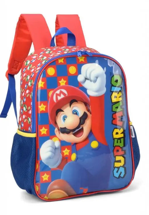 Mochila de Costas Escolar Super Mario Bros Nintendo Game Jogo Super Mario Juvenil - Luxcel Megalomania