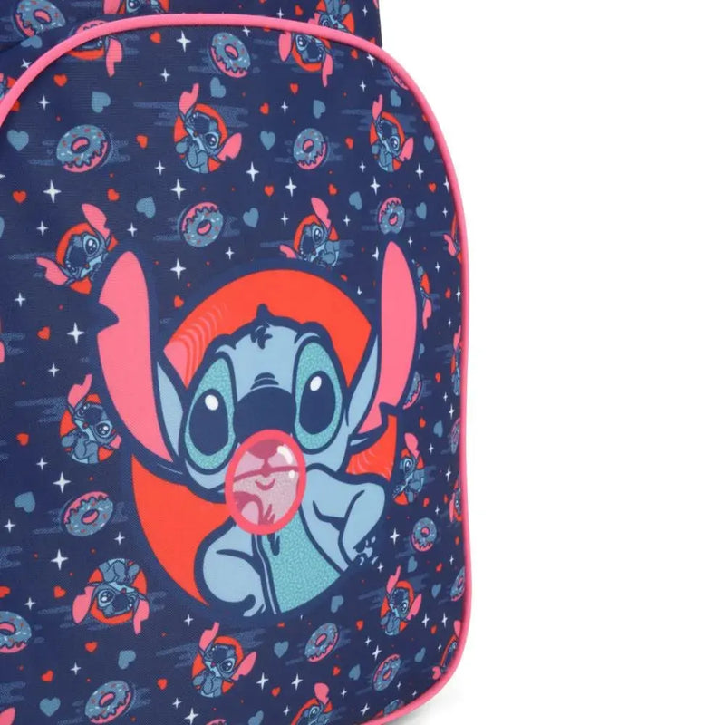 Mochila de Costas Juvenil Azul Escuro Escolar Lilo Stitch Disney - Luxcel Megalomania