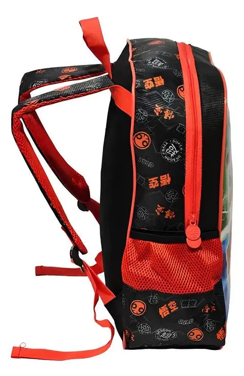Mochila de Costas Dragon Ball Super Infantil Menino Escolar Anime Goku Dragon Ball Z DBZ Oficial 16'' - Clio Megalomania
