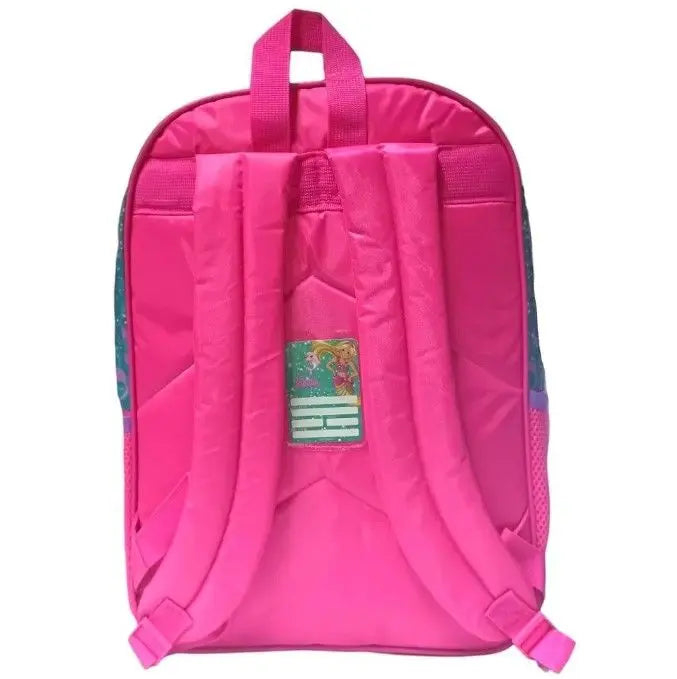 Mochila de Costas Barbie Menina Infantil Sereia Escolar Rosa - Luxcel Megalomania