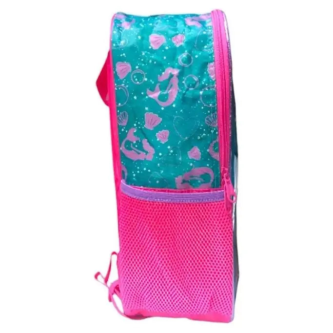 Mochila de Costas Barbie Menina Infantil Sereia Escolar Rosa - Luxcel Megalomania