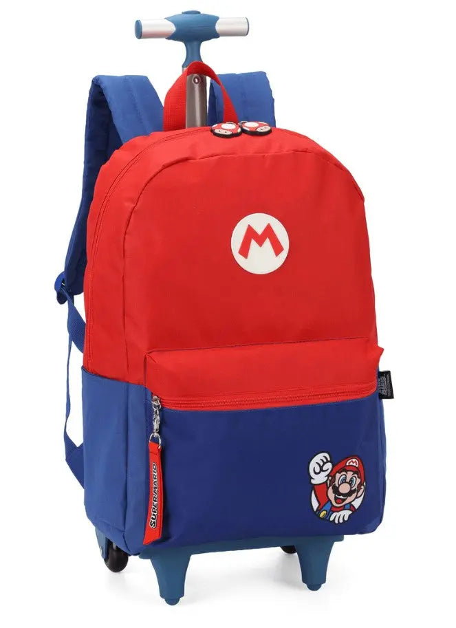 Mochila com Rodinhas Escolar Super Mario Bros Infantil Nintendo Game - Luxcel Megalomania