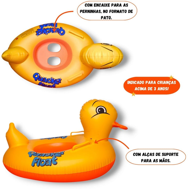 Boia Bote Inflável Infantil Bebê Menina Menino Mergulho Natação Piscina Megalomania