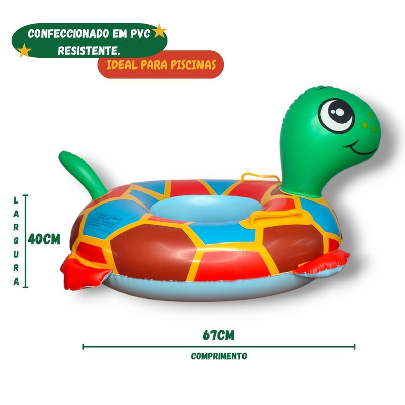 Boia Bote Inflável Infantil Bebê Menina Menino Mergulho Natação Piscina Megalomania