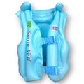 Colete Infantil inflável Piscina Natação Mergulho Menina Menino Verão Sol Tamanho M 50cmx43cm Megalomania