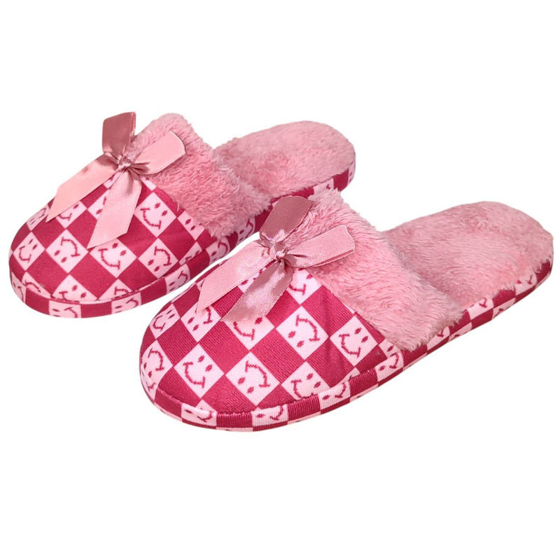 Pantufa Peluciada Quarto Chinelo Adulto Feminino Inverno Vinho Presente Namorados Megalomania