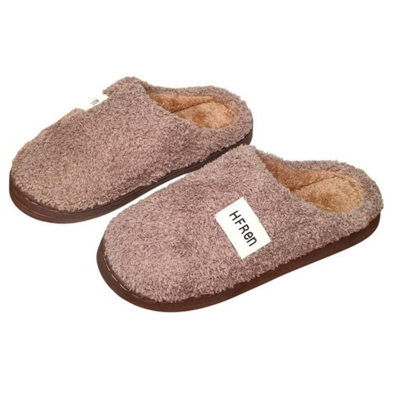 Pantufa Chinelo Inverno Marrom Forrada Adulto Unissex Presente Adulto Megalomania