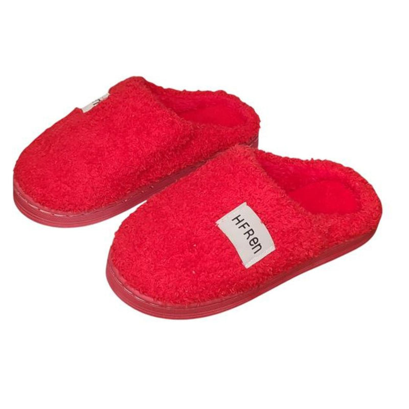 Pantufa Inverno Chinelo de Quarto Feminina Forrada Solado Borracha Costurada Unissex Megalomania