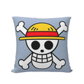 Capa de Almofada One Piece – Estampa de Caveira – Poliéster – Capa com Zíper – Almofada Decorativa e Confortável para Sofá e Home Decor Aliexpress