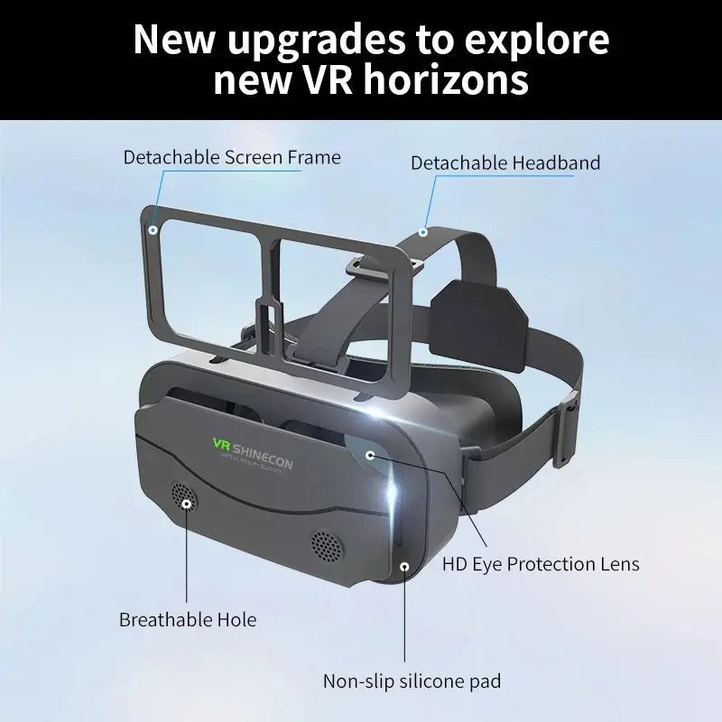 Óculos de Realidade Virtual VR Headset Inteligente com Lentes 3D para Smartphones e Acessório de Jogos Game Dispositivo Capacete Lentes 3D Óculos Aliexpress