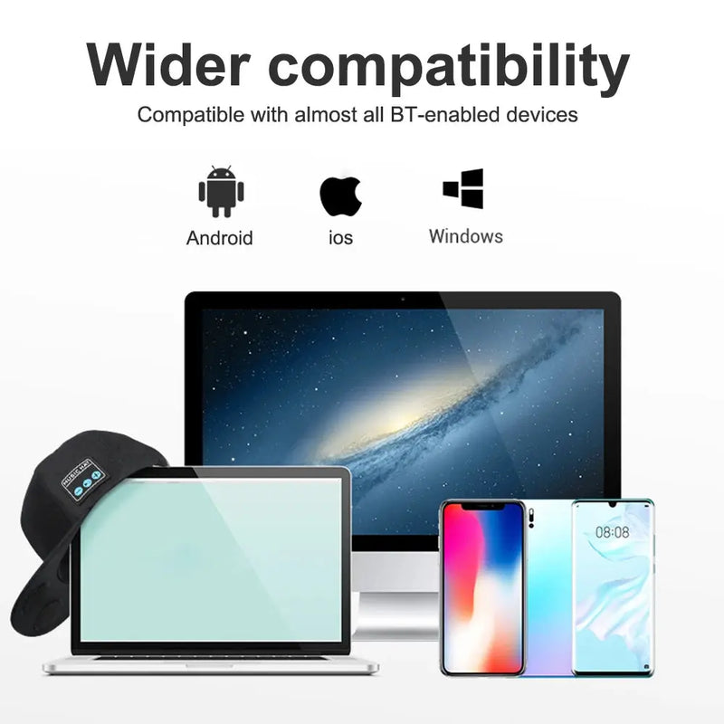 Boné Bluetooth Ajustável com Alto-Falante Wireless Smart Boné de Beisebol com Microfone para Esportes ao Ar Livre Chapéu Vestuário Acessório Aliexpress