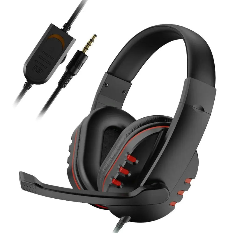 Headset Gamer com Fio 3.5mm Fones de Ouvido para Música e Jogos Compatível com PS4 PlayStation 4 PC e Chat Inclui Microfone Aliexpress