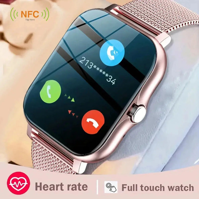 Relógio Inteligente Smartwatch Xiaomi Full Touch Screen Esportivo e Fitness para Homens e Mulheres BT Call Relógio de Pulso Digital Novo para 2024 Acessório Aliexpress