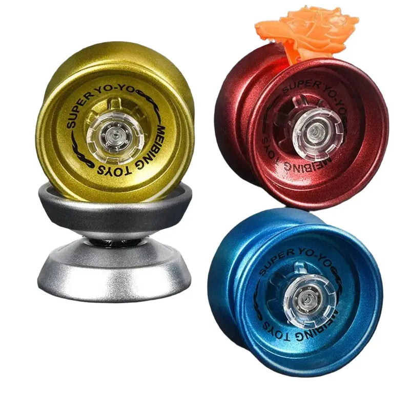 Brinquedo Yo-Yo Profissional em Liga de Alumínio 1 Unidade Trick Yo-Yo com Rolamento e Corda para Iniciantes Brinquedo Clássico e Divertido Presente Criança Aliexpress