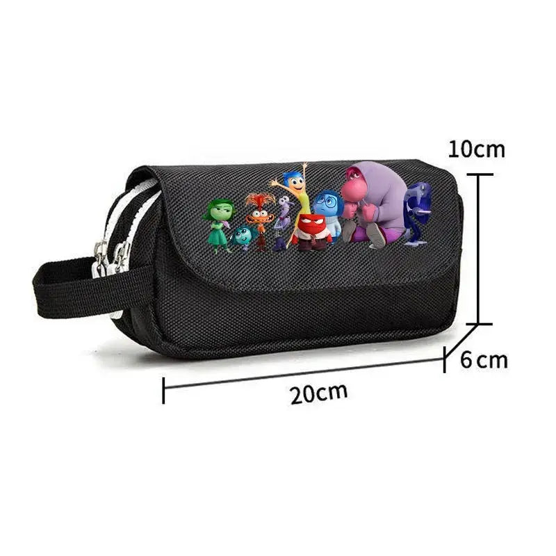 Estojo Disney Cartoon Divertida Mente 2 Inside Out 2 Bolsa de Papelaria com Grande Capacidade para Estudantes Material Escolar Aliexpress