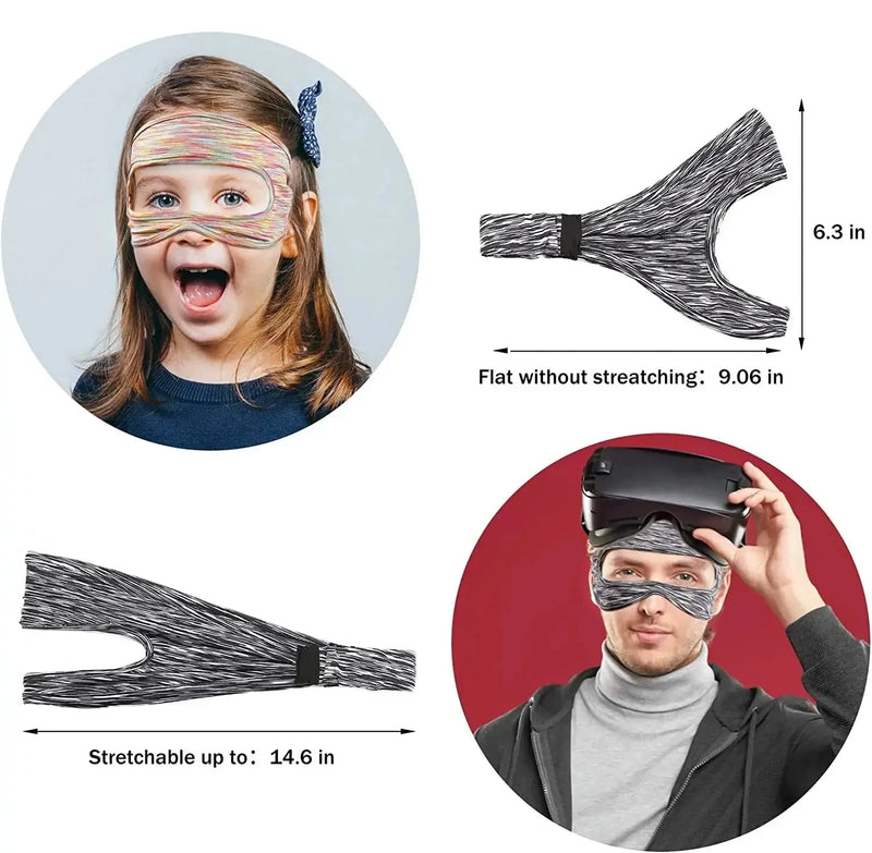 Capa de Máscara VR Respirável para Oculus Quest 2 – Sweat Band para Headsets de Realidade Virtual, Compatível com Pico 4 Vision Pro e Meta Quest 3 Aliexpress