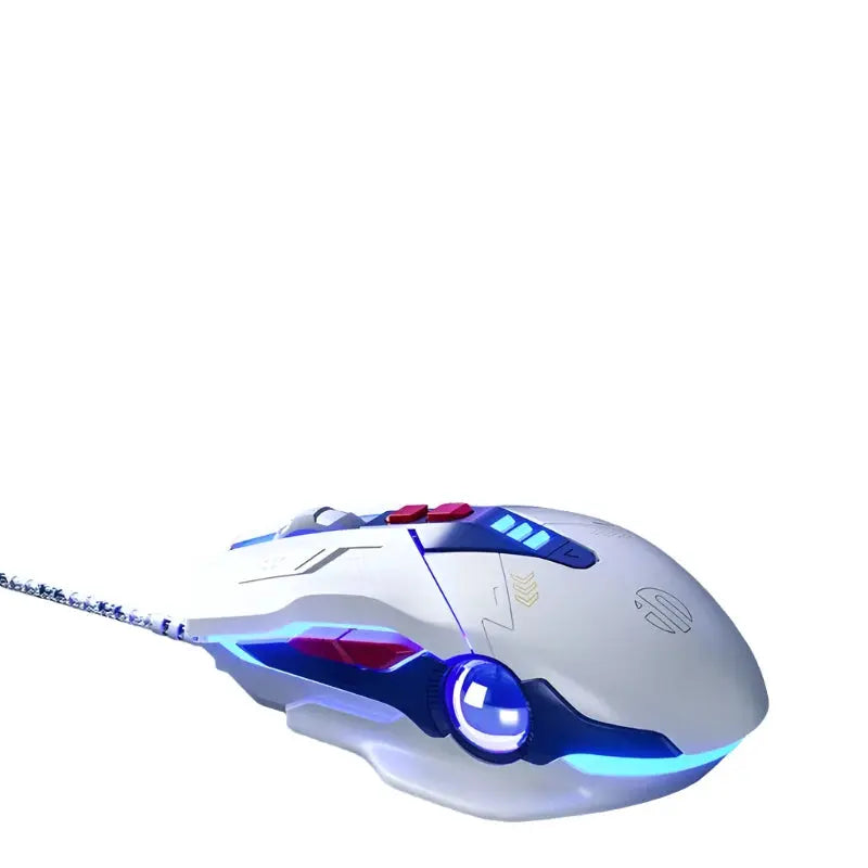 Mouse Gamer INPHIC-W9 Mouse Gaming com Fio 8800 DPI Ajustável e Ergonômico E-sports Respiração Macro Efeito de Iluminação PUBG CF LOL Aliexpress