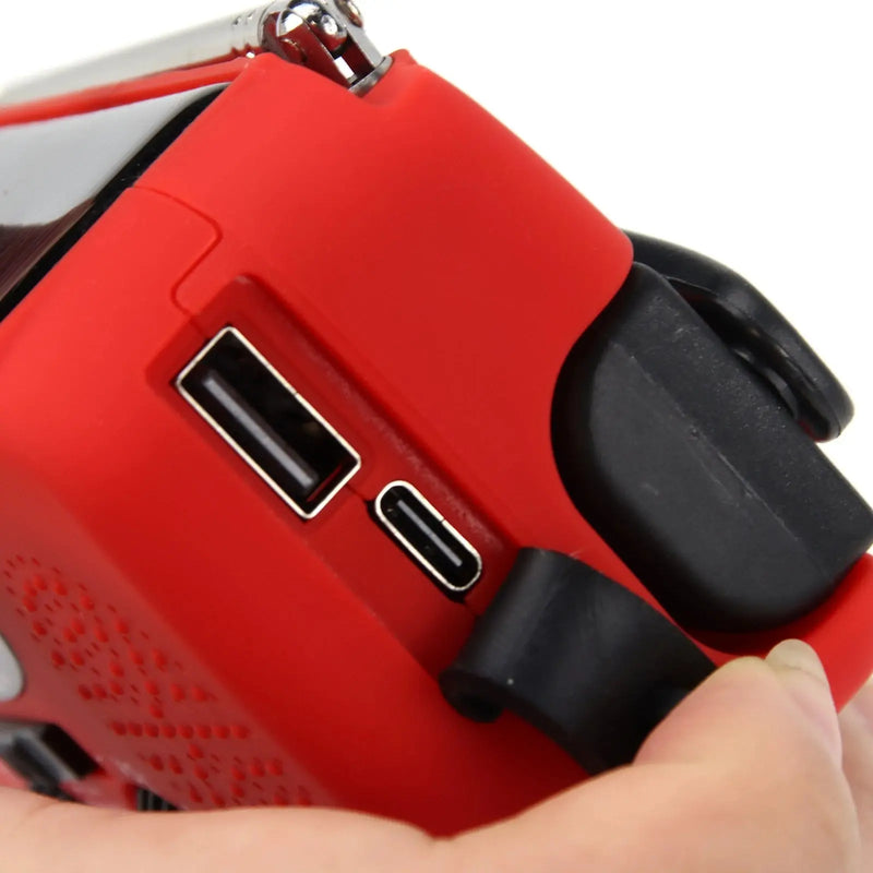 Rádio Multifuncional Solar Hand Crank Radio Weather Radio Manual com Carregamento USB Radio Lanterna LED de Emergência FM AM WB Noaa 2000mAh Acampamento Acessórios Aliexpress
