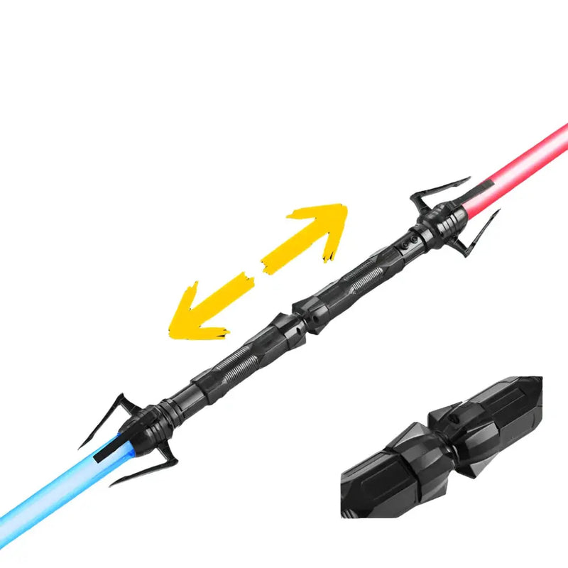 Brinquedo Sabre de Luz Duplo Retrátil para Crianças Espada Sabre Jedi Cosplay 2 em 1 Brinquedo Criança Aliexpress
