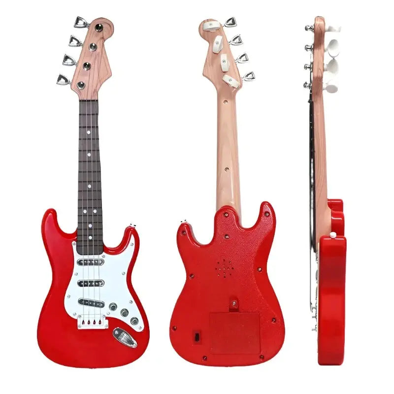 Brinquedo Musical Guitarra Elétrica para Crianças 17in   4 Cordas Instrumento Musical Eletrônica Portátil Aliexpress