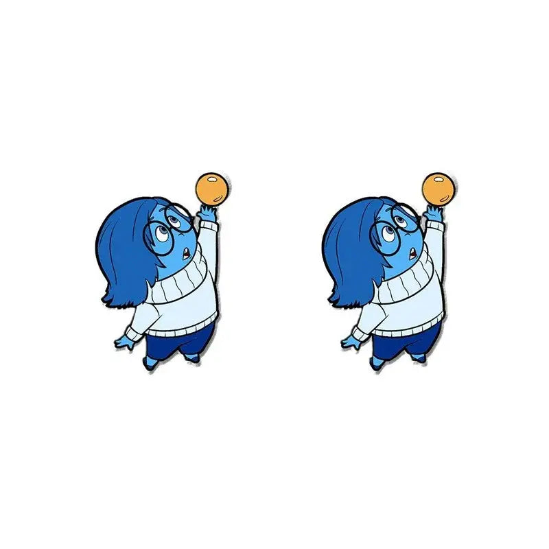 Brincos Disney Anime Kawaii para Meninas Série Bonita Jóias da Moda Divertidamente Brincos Ansiedade Inveja Alegria Raiva Medo Nojinho Tédio Vergonha 2 Peças Acessórios Geek Aliexpress